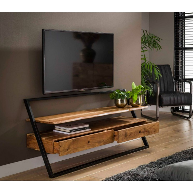 ZI TV cabinet lean 2 drawers